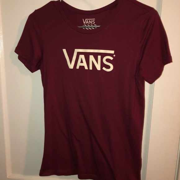 Vans burgundy tee - Picture 1 of 2